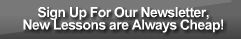 Sign up for our newsletter