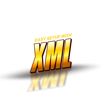 Easy to setup with Xml